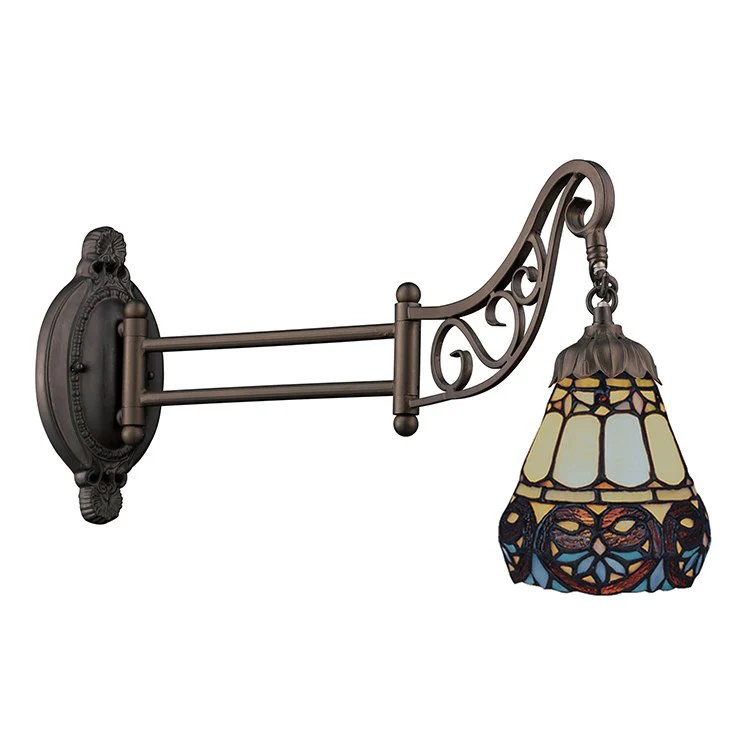 Mix-N-Match Single-Light Swing Arm Wall Sconce - Frankwebs