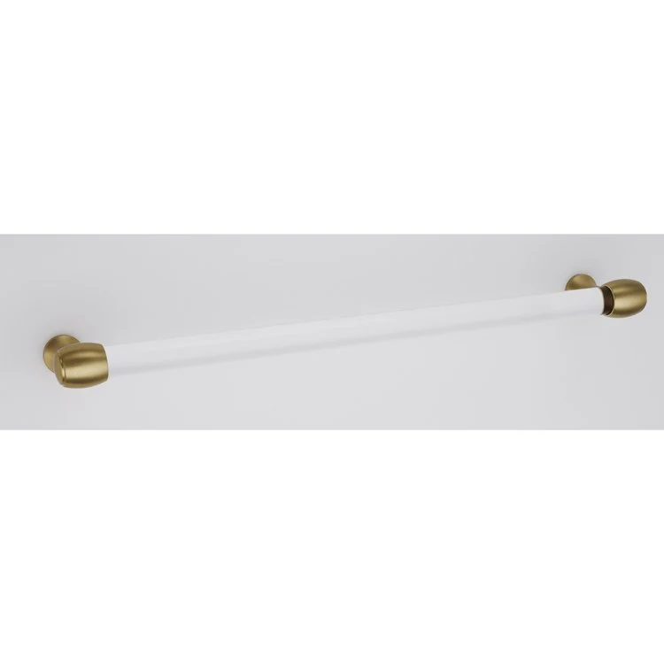 Pull Royale Acrylic Matte Black Brass 12 Inch 13-1/8 Inch 2-7/8 Inch - Frankwebs