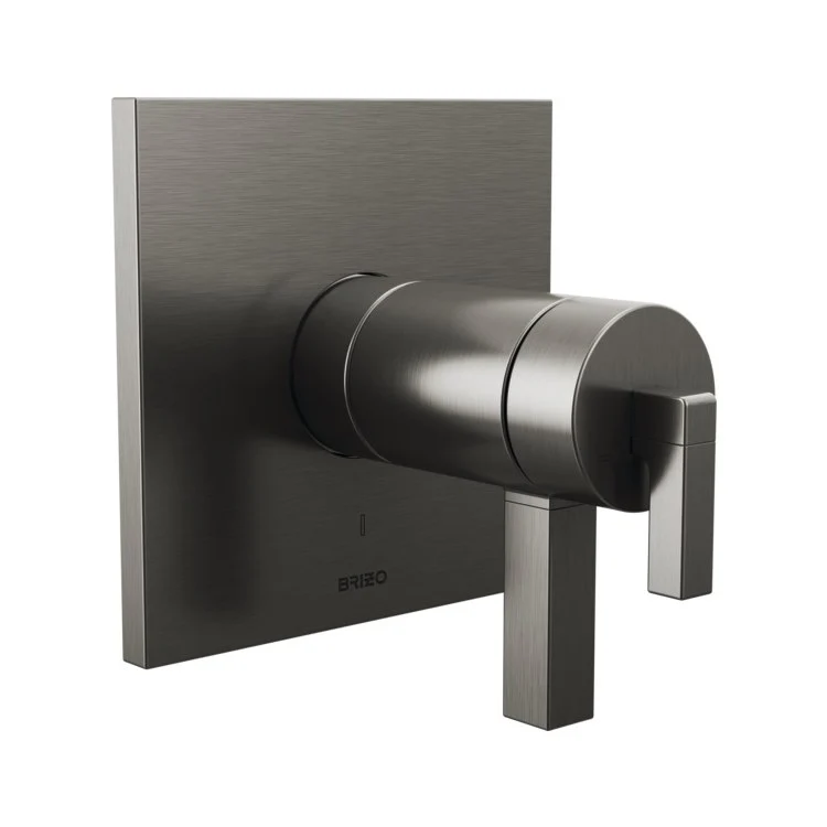 Thermostatic Trim Frank Lloyd Wright Square Less Handle Less Handle Brilliance Polished Nickel ADA for Universal Rough Zinc - Frankwebs