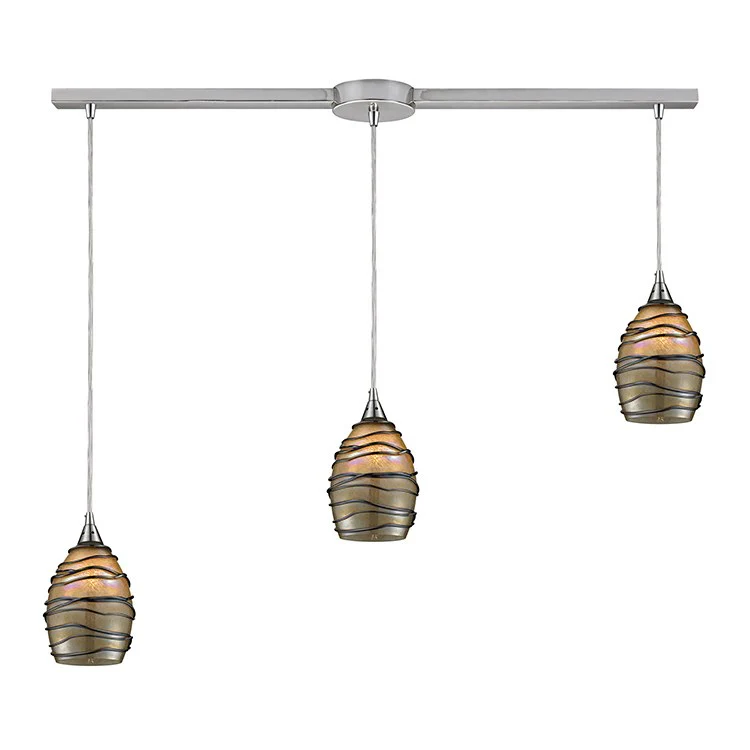 Vines Three-Light Linear Pendant - Frankwebs