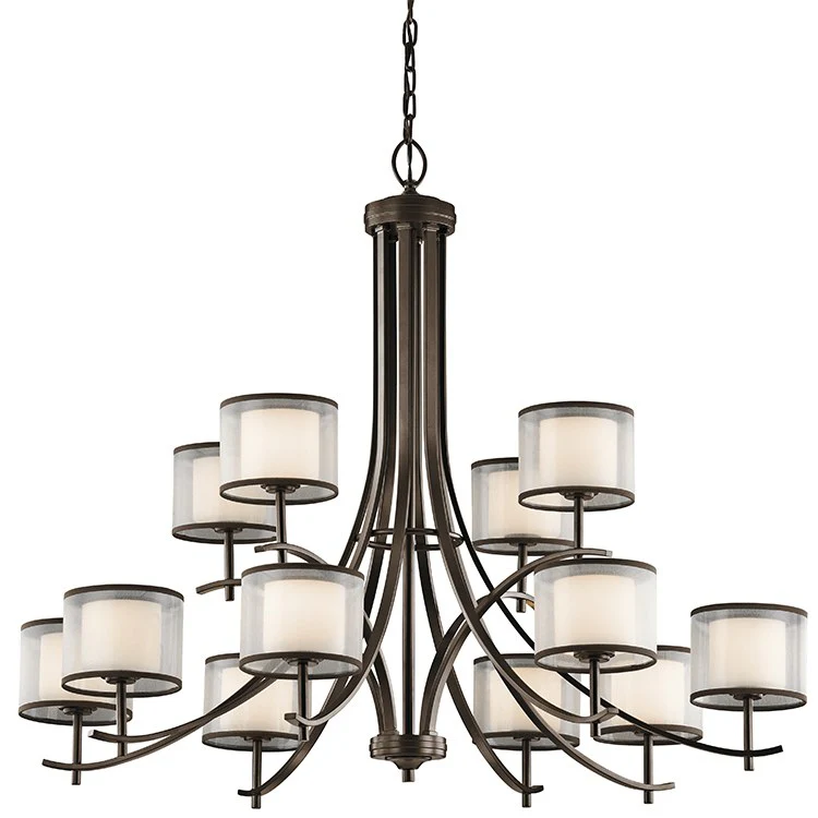 Tallie Twelve-Light Two-Tier Chandelier - Frankwebs