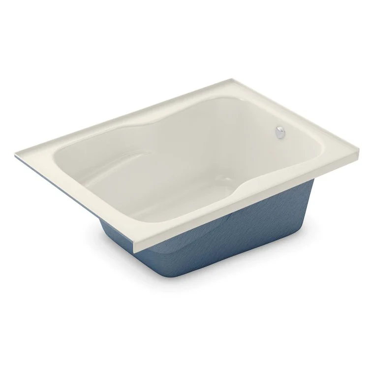 Tub 72 x 36 x 21-1/2 Inch Drop-In Right Drain Biscuit AcrylX - Frankwebs