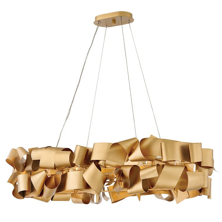 Delfina Six-Light Linear Chandelier - Frankwebs