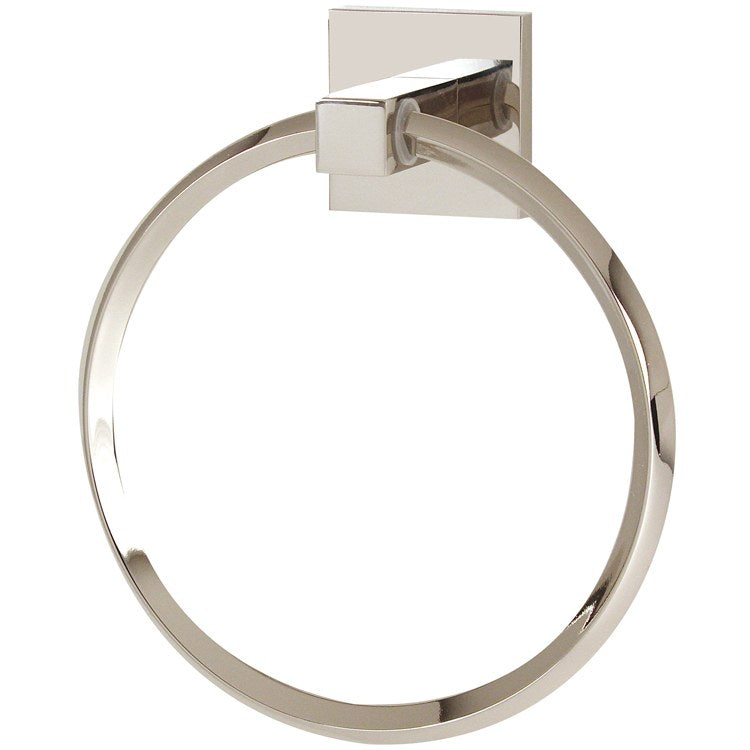 Towel Ring Contemporary II Bath 6 Inch Polished Chrome Brass 2-1/4 Inch - Frankwebs
