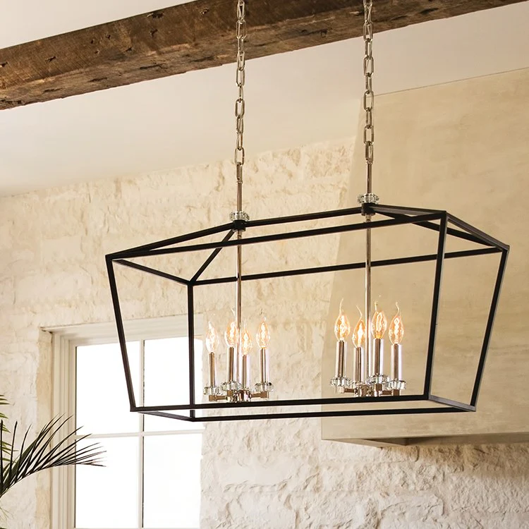 Stinson Eight-Light Linear Chandelier - Frankwebs