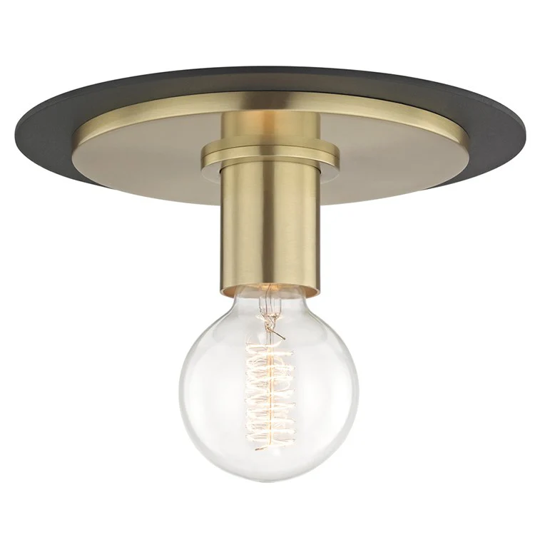 Milo Single-Light Small Flush Mount Ceiling Fixture Mount - Frankwebs