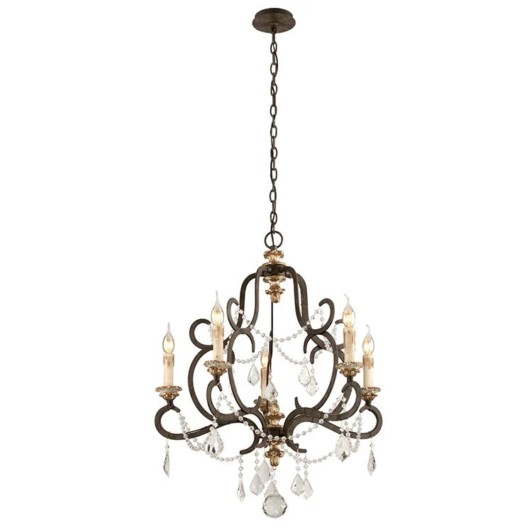 Bordeaux Five-Light Small Chandelier - Frankwebs