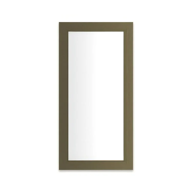 Medicine Cabinet Main Line 20 x 40 Inch 1 Doors Framed Mirror Brushed Bronze Flat Top Merion Frame Slow Close Hinges 4 Inch - Frankwebs