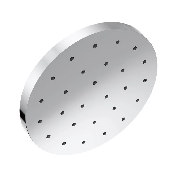 Showerhead Universal Showering Components 1 Function Round with H2Okinetic Technology Lumicoat Stainless 12 Inch 1.75 Gallons per Minute - Frankwebs