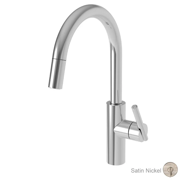 East Linear Single Handle Pull Down Kitchen Faucet - Frankwebs