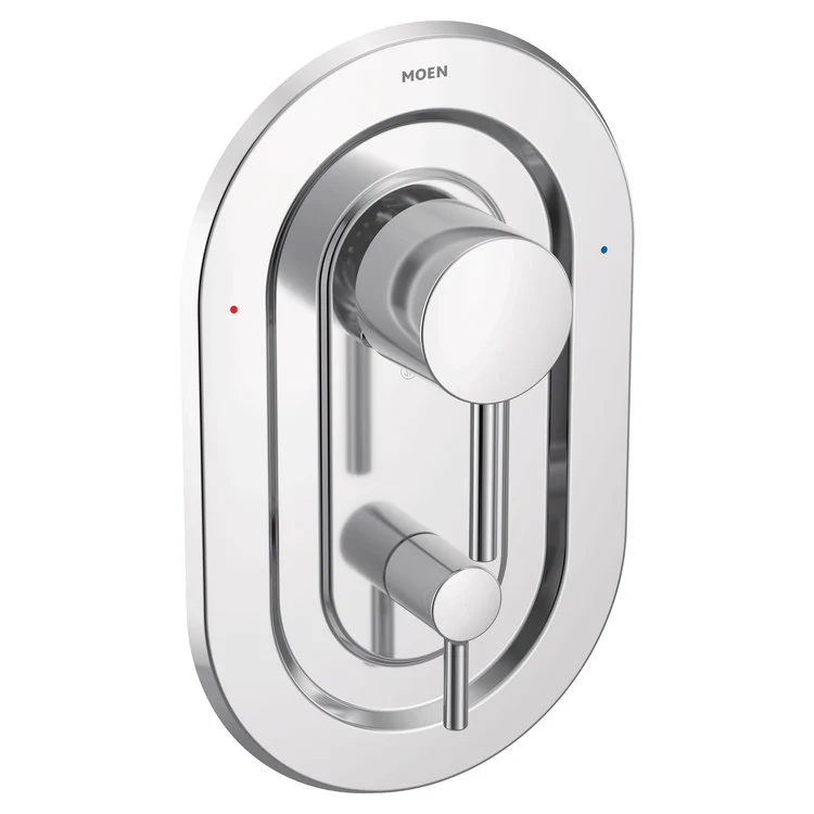 Valve Trim Align Posi-Temp with Built In 3 Function Transfer 2 Lever Chrome ADA - Frankwebs