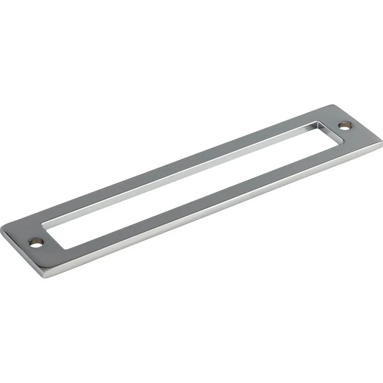 Pull Backplate Lynwood Hollin Rectangle Polished Chrome 5-1/16 Inch 2 Hole Zinc Alloy - Frankwebs