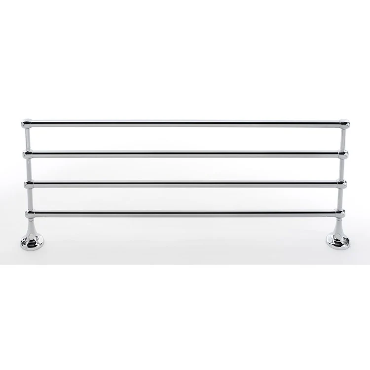 Towel Rack Royale Bath Polished Brass 24 Inch Brass 10-6/16 Inch Concealed Wall Mount - Frankwebs