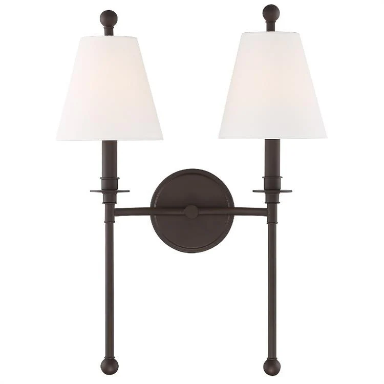Riverdale Two-Light Wall Sconce - Frankwebs