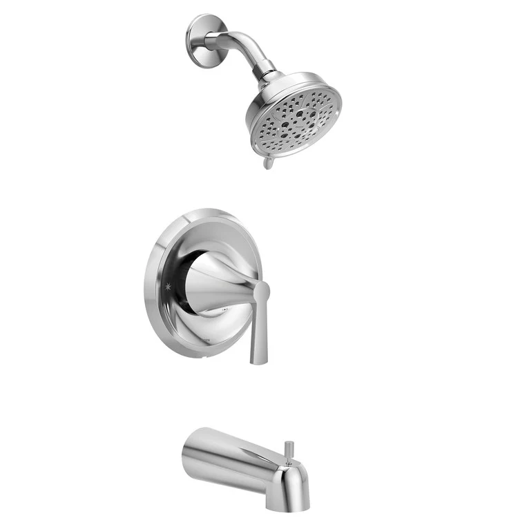 Tub and Shower Trim Jase Posi-Temp 1 Lever Chrome ADA 1.75 Gallons per Minute 4 Function - Frankwebs