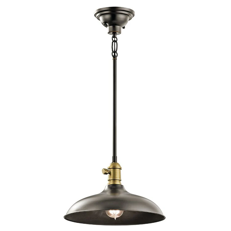 Cobson Single-Light Pendant/Semi-Flush Mount Ceiling Fixture - Frankwebs