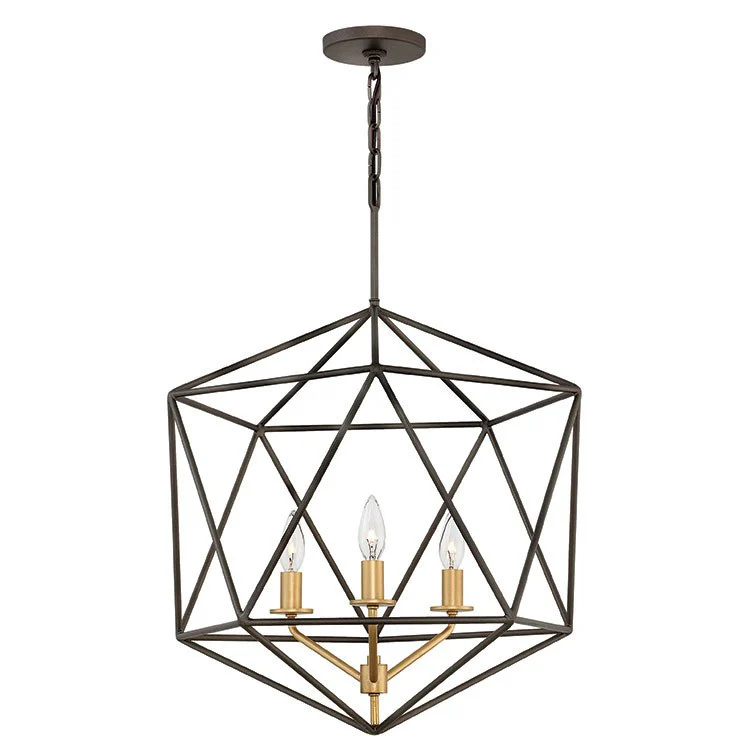Astrid Three-Light Chandelier - Frankwebs