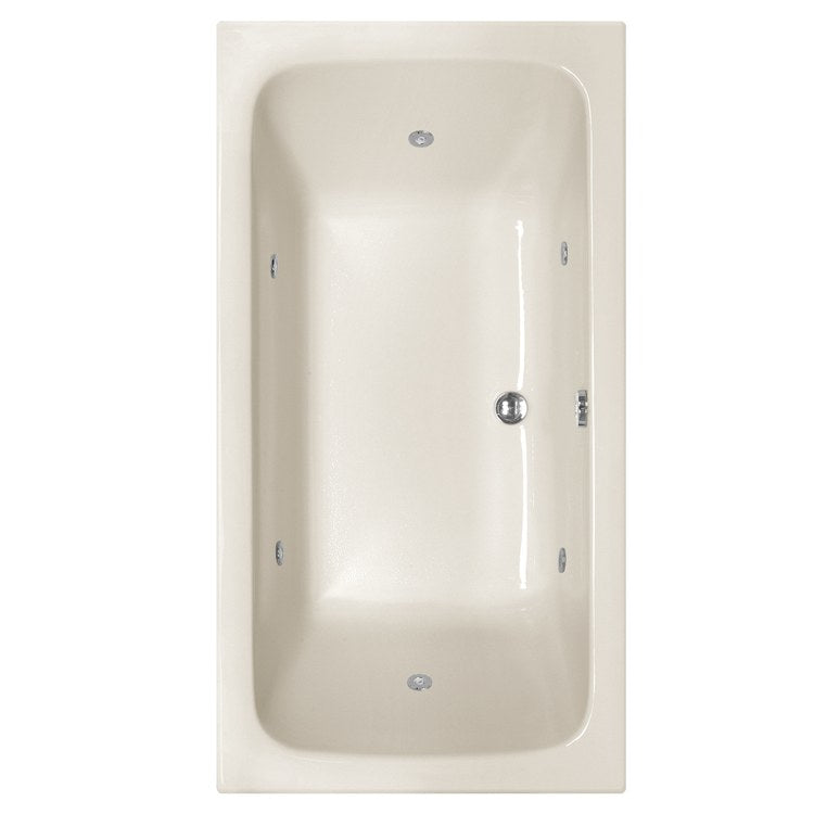 Whirlpool Tub Designer Collection Kira 72 x 32 x 20 Inch Center Drain White Rectangle - Frankwebs