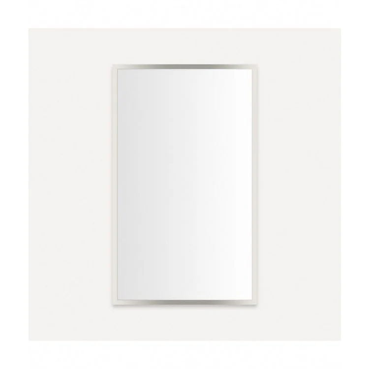 Medicine Cabinet Profiles 24W x 40H x 6D Inch 1 Doors Mirror Polished Nickel Flat Top Right Hand Side Electric - Frankwebs