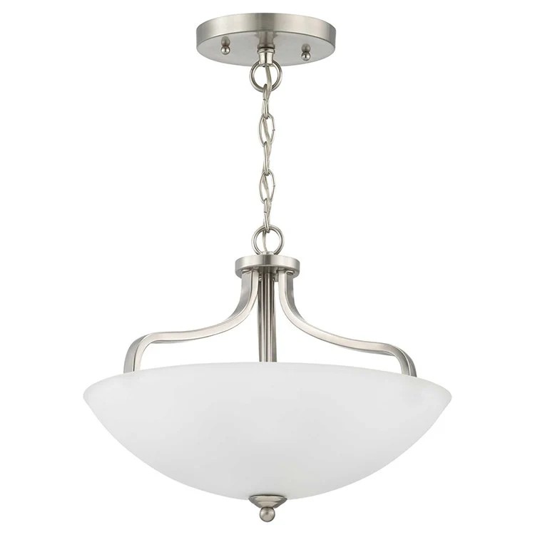 Laird Three-Light Convertible Semi-Flush Mount Ceiling Fixture/Pendant - Frankwebs