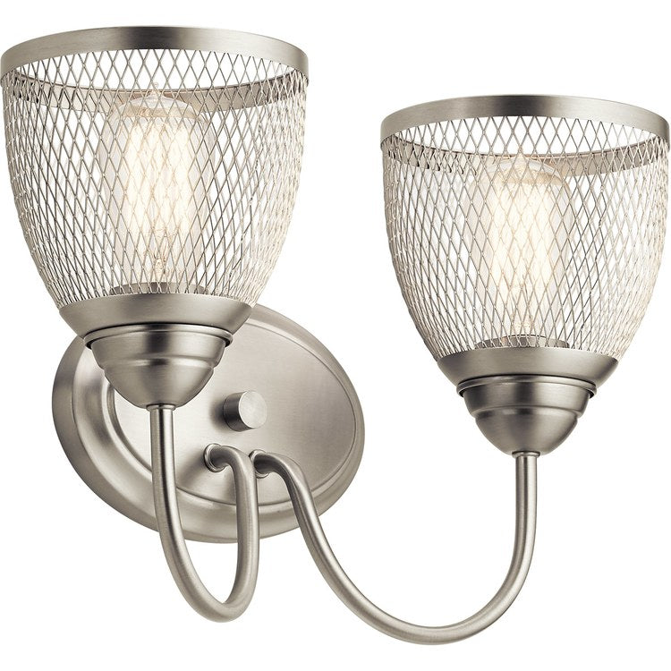 Voclain Two-Light Bathroom Vanity Fixture - Frankwebs