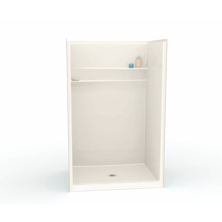Shower Module 47-7/8 x 37-1/8 x 74-7/8 Inch AcrylX Biscuit 1 Pieces Less Seat - Frankwebs