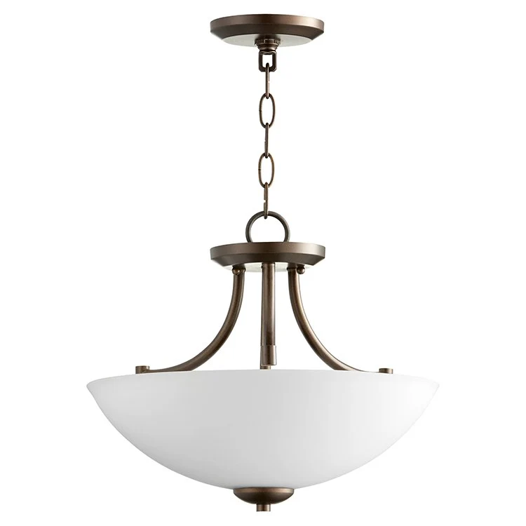 Barkley Three-Light Convertible Semi-Flush Mount Ceiling Fixture/Pendant - Frankwebs