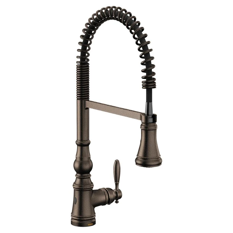 Kitchen Faucet Weymouth Touchless Pre-Rinse Spring 1 Lever ADA CALGreen Brushed Gold High Arc 1/3 Hole PowerBoost/MotionSense Wave 1.5 Gallons per Minute - Frankwebs