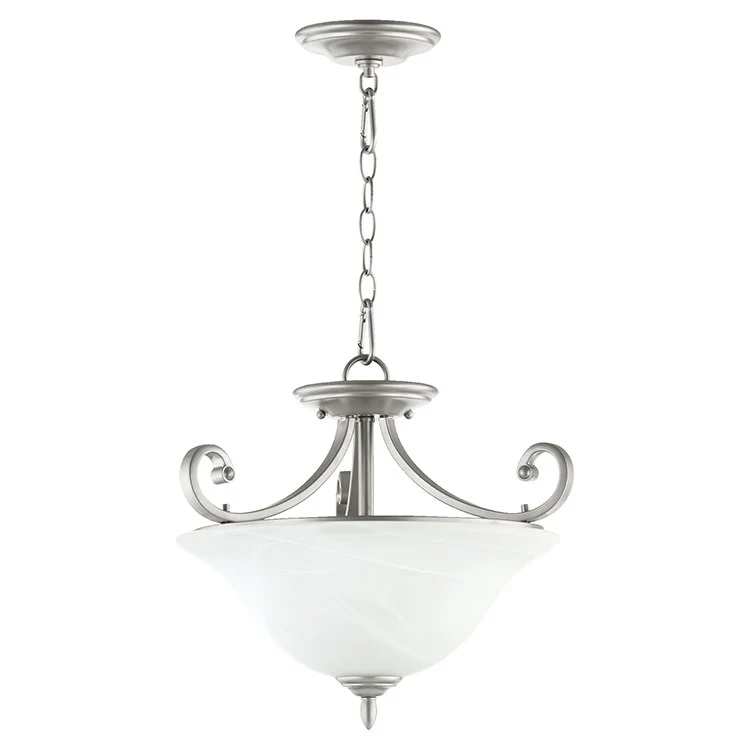 Bryant Three-Light Convertible Semi-Flush Mount Ceiling Fixture/Pendant - Frankwebs
