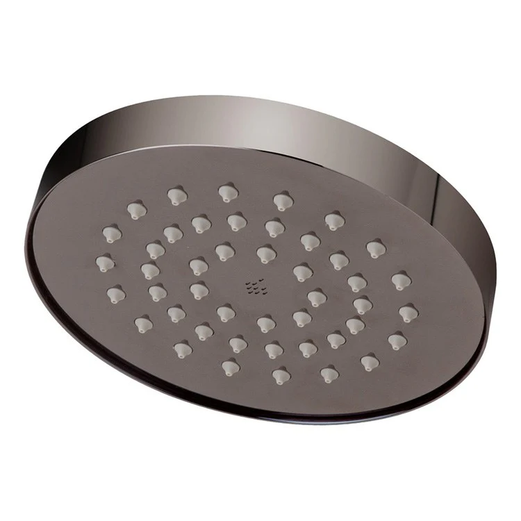 Showerhead Museo 1 Function Polished Graphite 5-3/4 Inch 1.5 Gallons per Minute Fixed Full Spray - Frankwebs