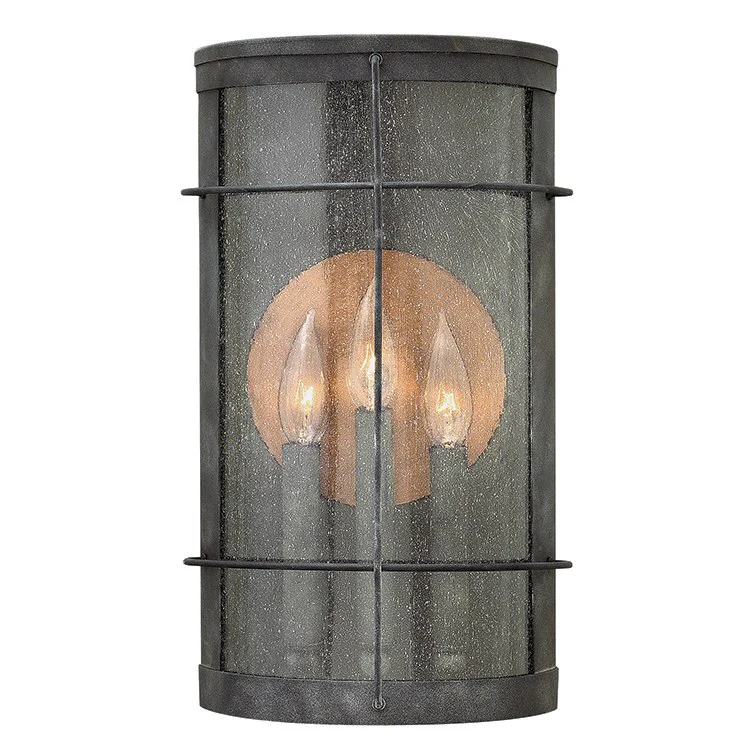 Newport Three-Light Large Wall-Mount Lighting Fixture - Frankwebs