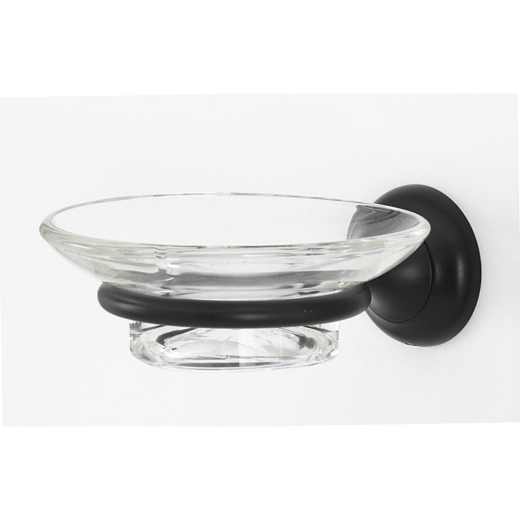 Soap Dish Royale Bath Unlacquered Brass Concealed Wall Mount Round 4-9/16 x 4-5/16 x 2 Inch - Frankwebs
