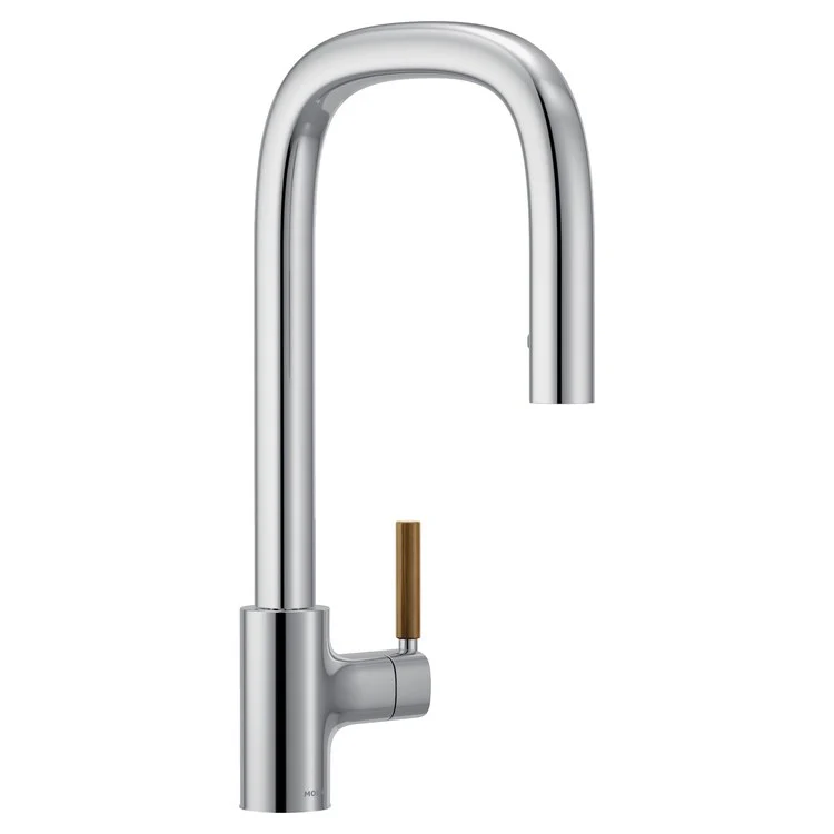 Kitchen Faucet Tenon 1 Lever ADA Chrome High Arc 1 Hole 1.5 Gallons per Minute - Frankwebs