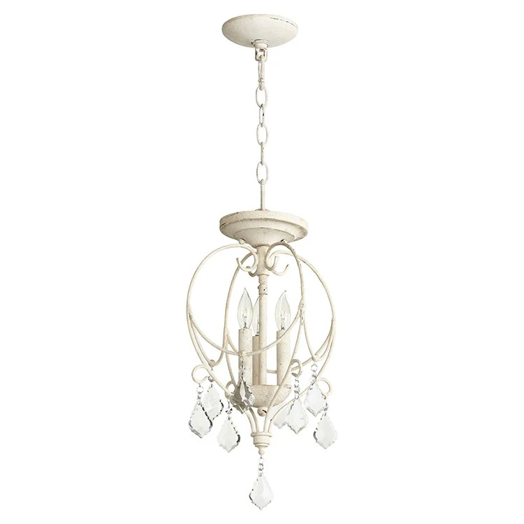 Ariel Three-Light Convertible Semi-Flush Mount Ceiling Fixture/Pendant - Frankwebs