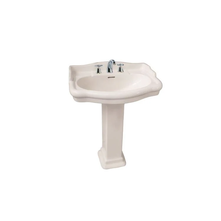 Pedestal Top Stanford 600 23-5/8 Inch White 8 Inch Spread Vitreous China Rectangle - Frankwebs
