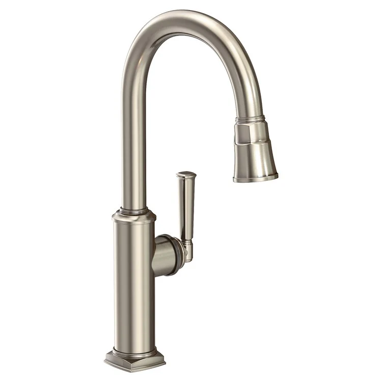 Kitchen Faucet Zemora 1 Lever ADA Antique Nickel Pull Down Spout Height 10-4/9 Inch 1.8 Gallons per Minute - Frankwebs