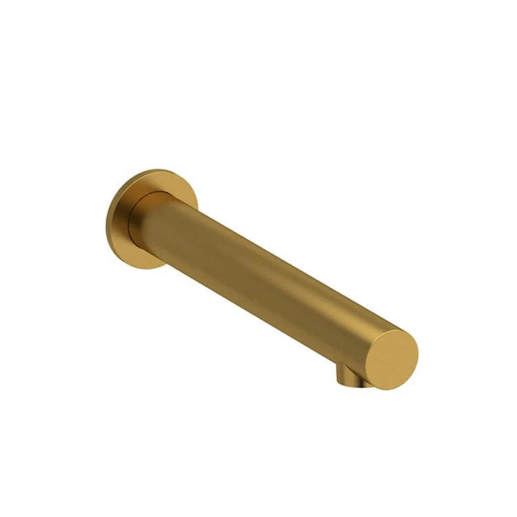 Tub Spout Round Brushed Nickel 8-3/4L Inch Brass - Frankwebs