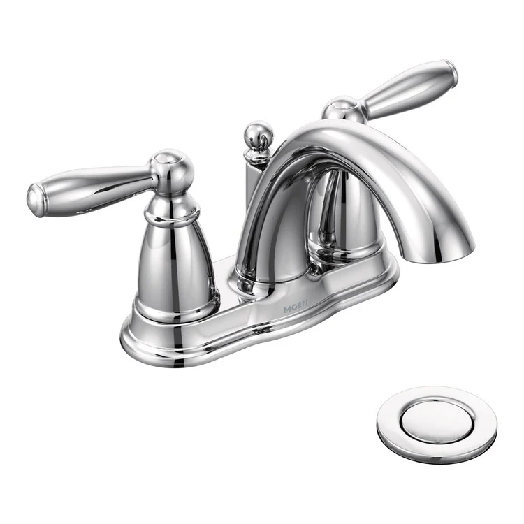 Brantford Two Handle Centerset Lavatory Faucet with Drain - Frankwebs