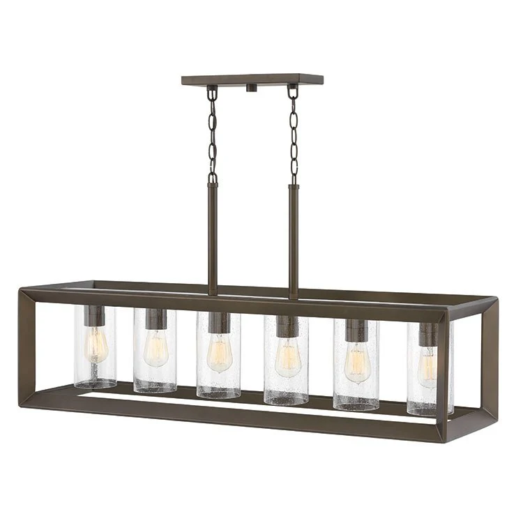 Rhodes Six-Light Linear Chandelier - Frankwebs
