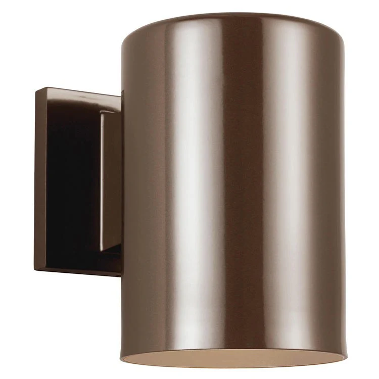 Outdoor Cylinders Single-Light LED Small Outdoor Wall Sconce - Frankwebs