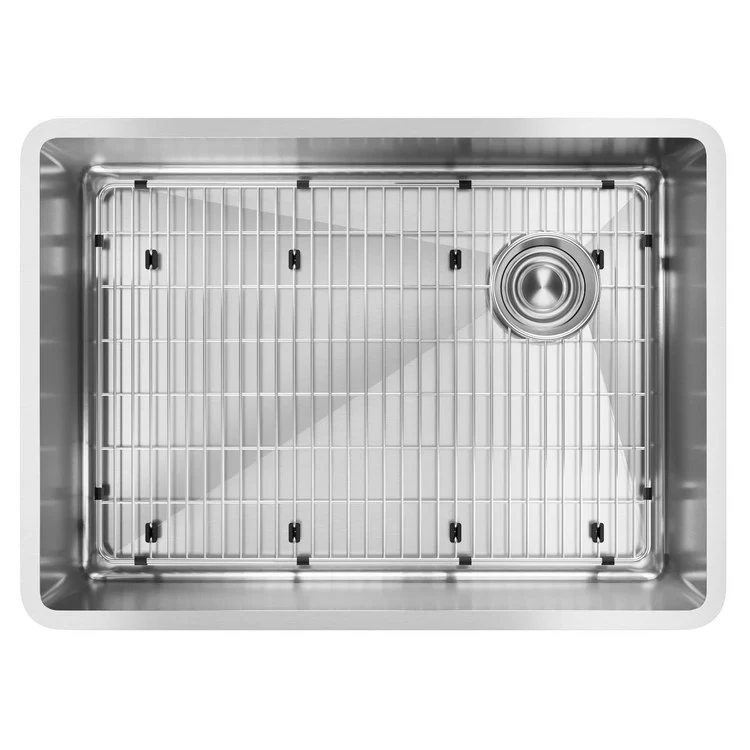 Kitchen Sink Crosstown 25.5 x 18.5 Inch Single Bowl Kit Polished Satin Undermount - Frankwebs