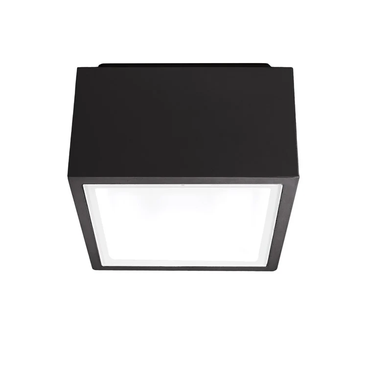 Bloc Single-Light LED Outdoor Flush Mount Ceiling Fixture 4000K - Frankwebs