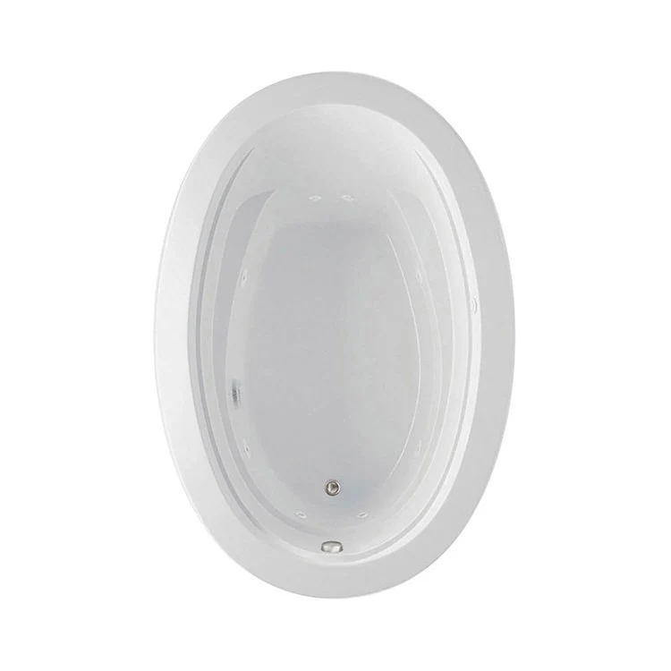 Tub Arno 59-1/8 x 40-1/5 x 28-7/8 Inch Drop-in End White Acrylic - Frankwebs