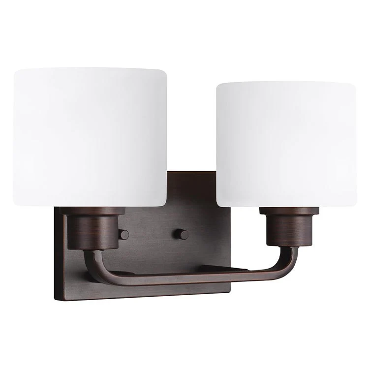 Canfield Two-Light Bathroom Vanity Fixture - Frankwebs