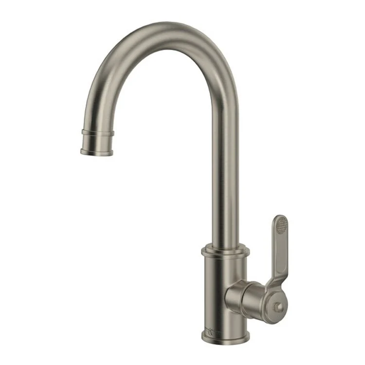 Bar Faucet Armstrong 1 Lever Satin English Gold High Neck Swivel Spout 1.8 Gallons per Minute - Frankwebs