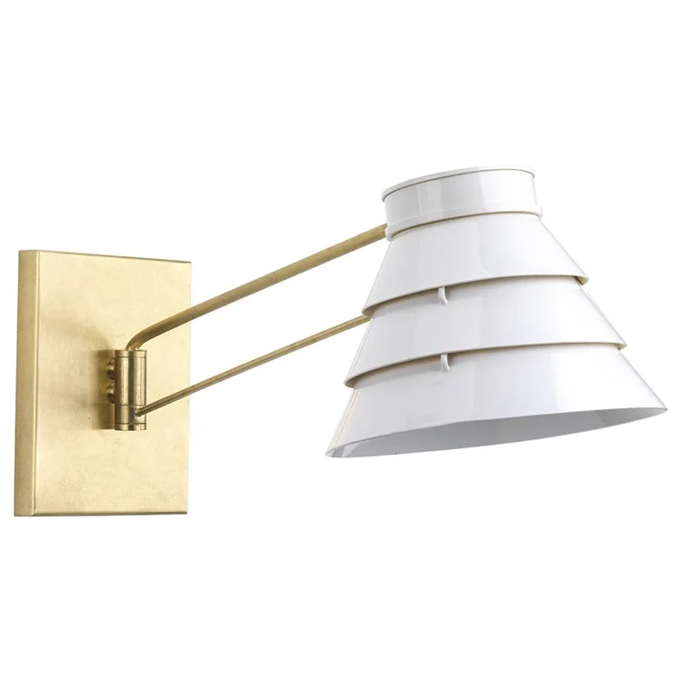 Onshore Single-Light Swing Arm Wall Sconce by Jeffery Alan Marks - Frankwebs