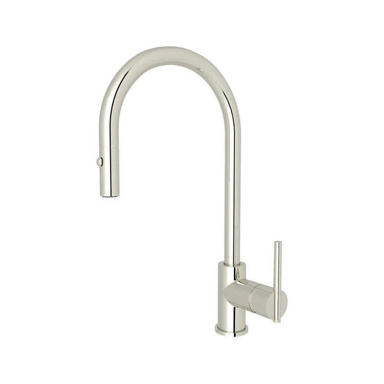 Kitchen Faucet Pirellone Pull Down 1 Metal Side Lever Matte Black 1.8 Gallons per Minute - Frankwebs