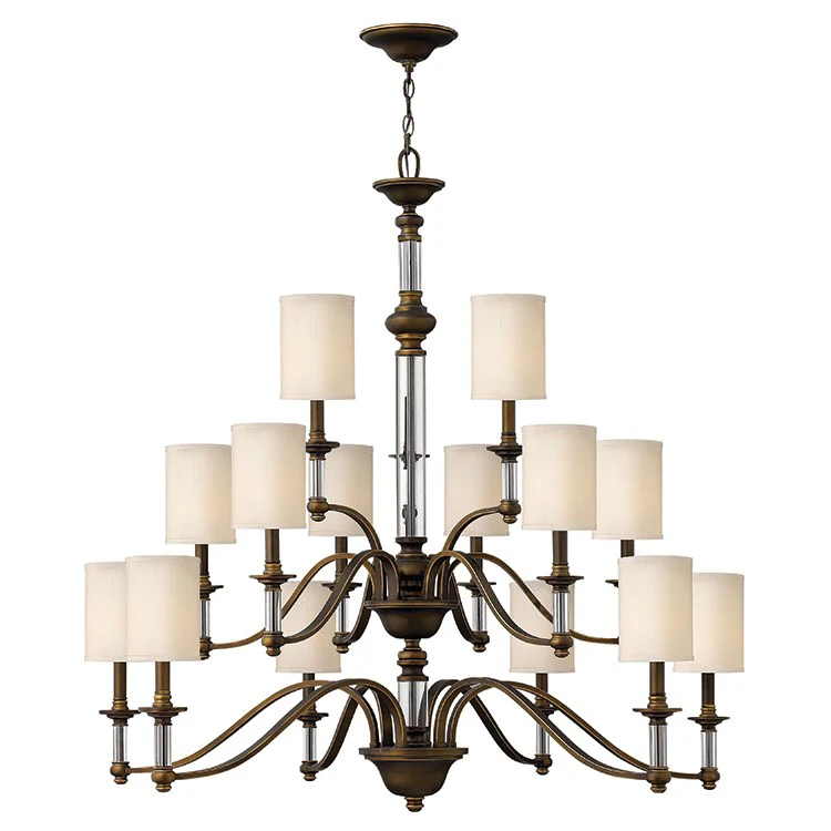 Sussex Fifteen-Light Three-Tier Chandelier - Frankwebs
