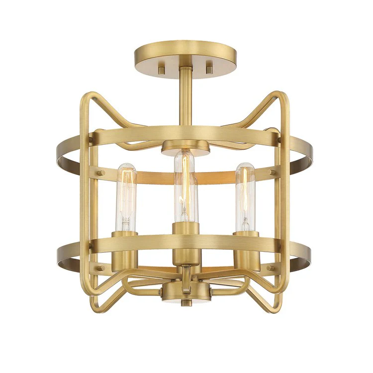 Kent Four-Light Semi-Flush Mount Ceiling Fixture - Frankwebs