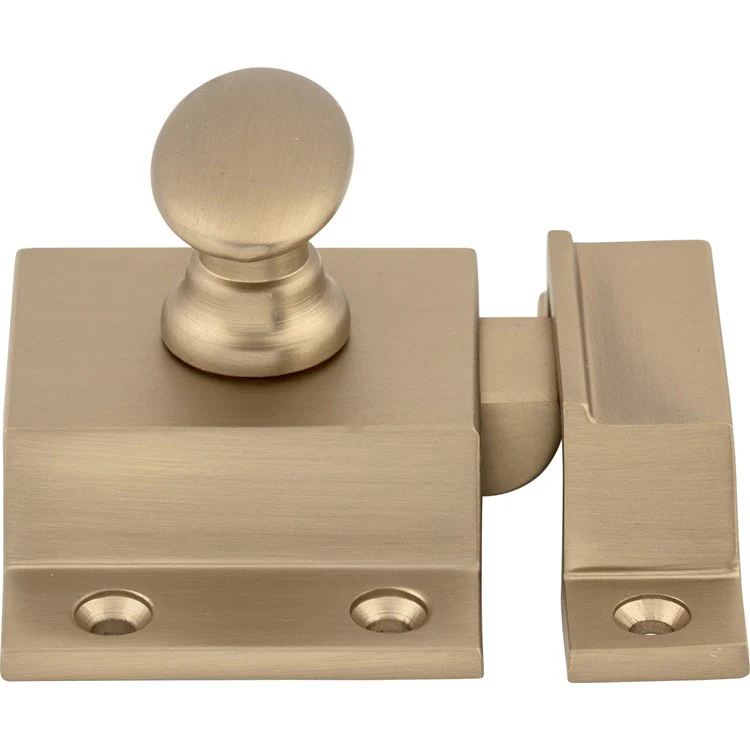 Door Latch Additions Cabinet Brushed Bronze 2 x 2 x 1/2 Inch Zinc Alloy - Frankwebs